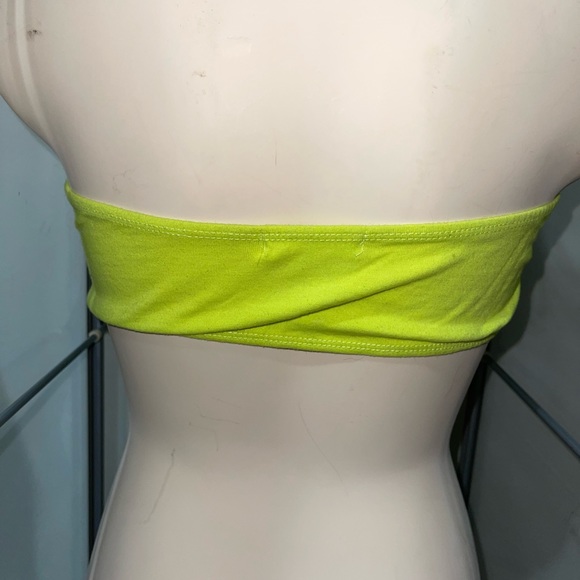 SHOP M Lime Green Bandeau - Picture 3 of 4
